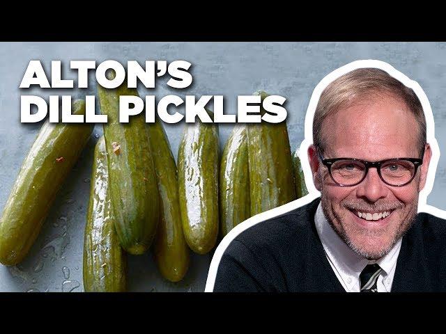 Alton Brown Makes Homemade Dill Pickles | Good Eats | Food Network