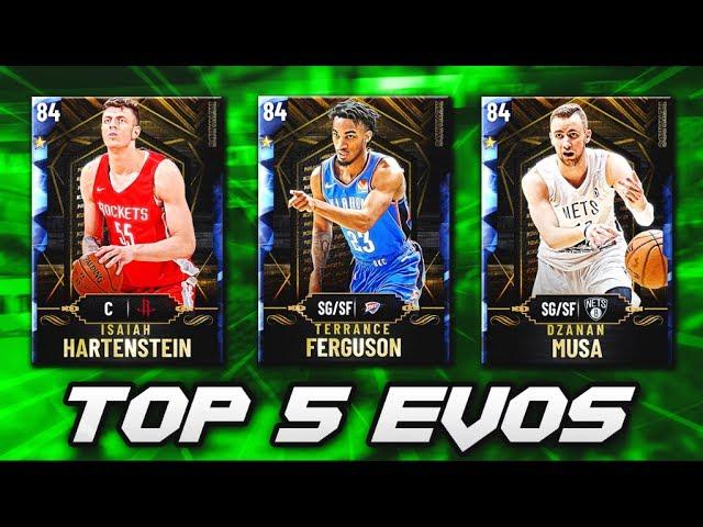 TOP 5 FREE EVOLUTION CARDS IN NBA 2K20 MyTEAM!! (TOO GOOD)