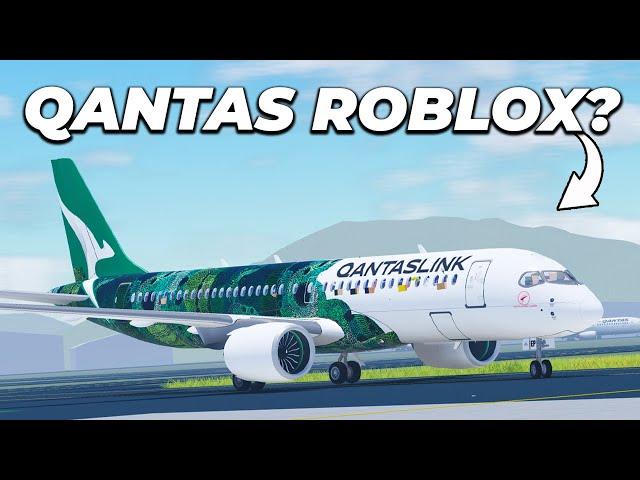 FLYING WITH QANTAS ON ROBLOX!