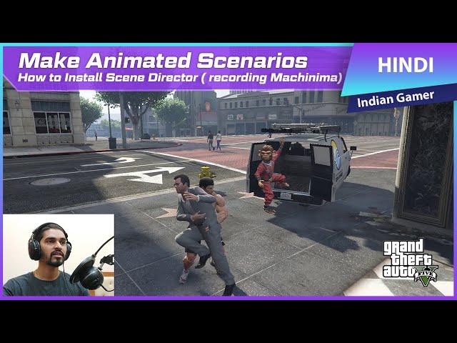 GTA 5- How Make Animated Scenarios With Characters Like @TechnoGamerzOfficial | Scene Director Mod