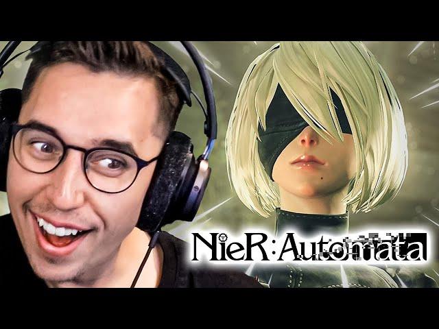 Playing NieR Automata on the Nintendo Switch for the FIRST TIME blew my MiND!