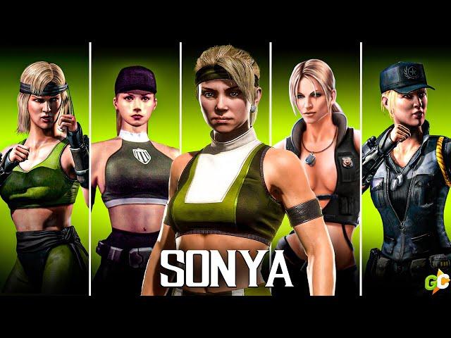 Mortal Kombat SONYA Evolution 1992-2019 | 2K 60FPS