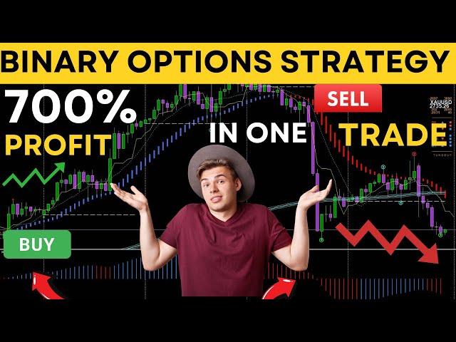 700% Profit In ONE Trade Using A Secret Indicator | Binary Options Strategy with Scalping System