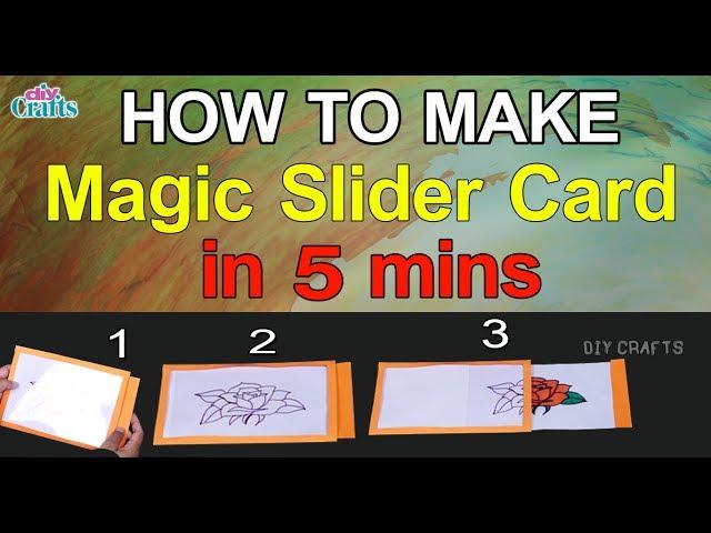How to make Magic Slider Card Tutorial || DIY Crafts