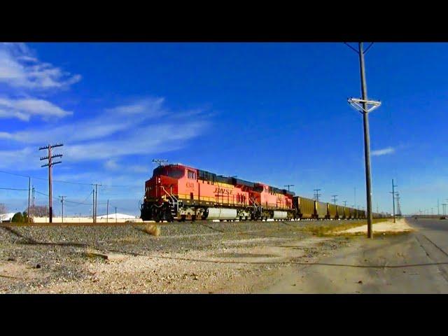 Lubbock Trains #64 | Feat. Gondolas Gondolas Gondolas Galore! BNSF Intermodal And More!!