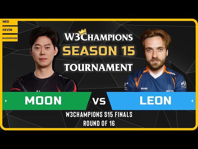 WC3 - [NE] Moon vs Leon [HU] - Round of 16 - W3Champions S15 Finals