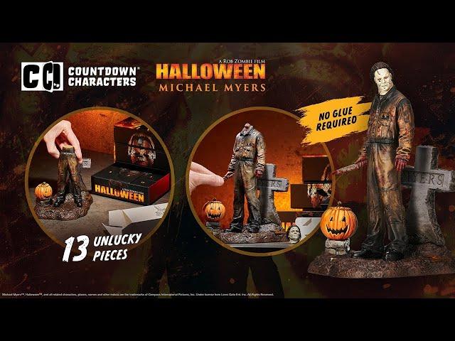 COUNTDOWN YOUR FINAL DAYS... THE MICHAEL MYERS BUILDABLE STATUE IS HERE!