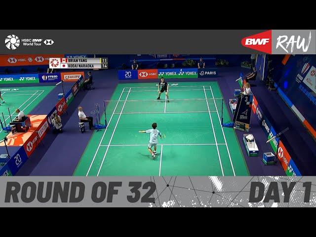 YONEX French Open 2022 | Day 1 | Court 3 | Round of 32