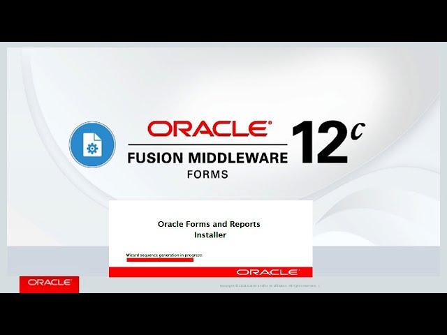 Oracle Forms12c - Install Oracle Forms and Reports 12c