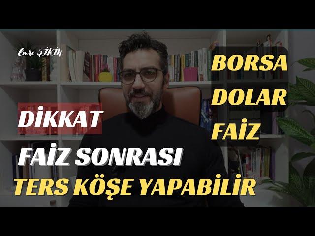 KRİTİK KARAR| BORSA FAİZ DOLAR| PİYASAYI NE BEKLİYOR? | Emre ŞİRİN #borsa #faiz #dolar