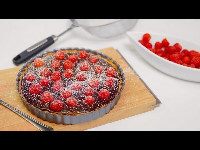 Nutella Tarte mit Himbeeren - ein Traum!