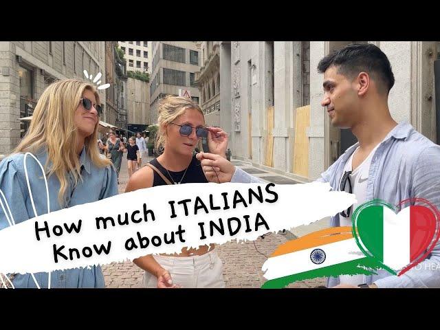 How much Italians know of India? Testing general knowledge about India| Part 2