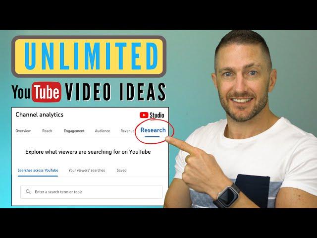 How to use NEW Research tab on Youtube: Display Topics for Video Ideas with "Content Gaps"