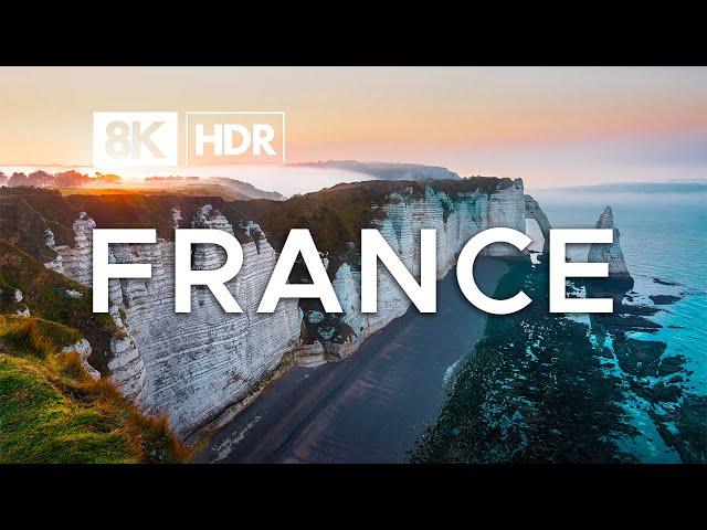 France in 8K ULTRA HD HDR - L'hexagone (60 FPS) **Commercial Licenses Available**