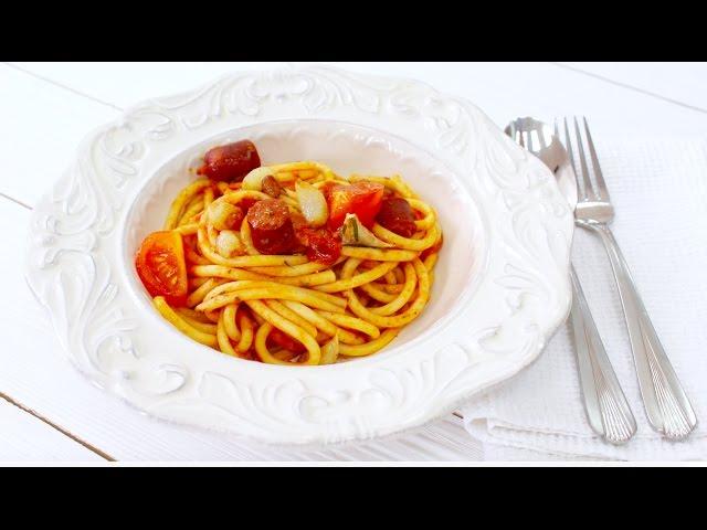 Паста Букатини с Колбасками / Bucatini Pasta with Sausage