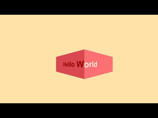 Create a 3D Text Marquee Animation Effect With HTML & CSS