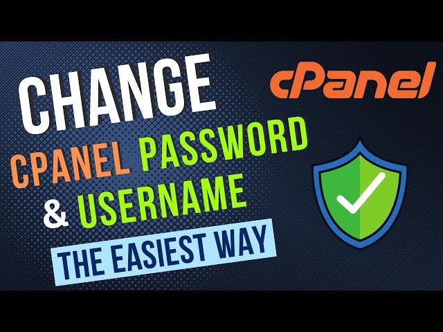 How to Change cPanel Username and Password 2024 | How To Reset Cpanel Forgot Password