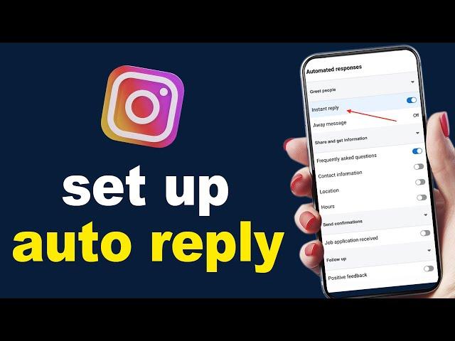 How to set up auto reply on Instagram 2024 | Send Automatic Messages On Instagram