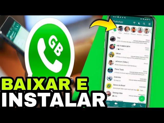 Saiba Agora - Como Baixar e Instalar o WHATSAPP GB Atualizado Com Todas As Funções