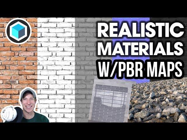 Realistic Materials in ANY RENDERING PROGRAM with Maps - PBR Material Tutorial