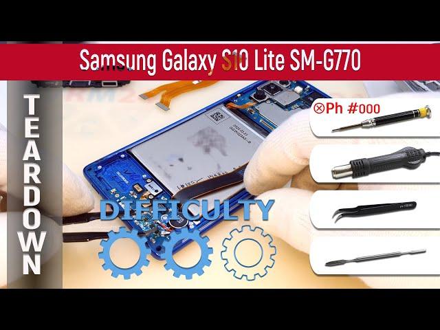 Samsung Galaxy S10 Lite SM-G770  Teardown Take apart Tutorial