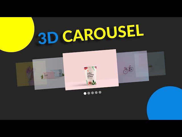 How to use 3D Carousel For Your Website | Materialize Carousel Tutorial