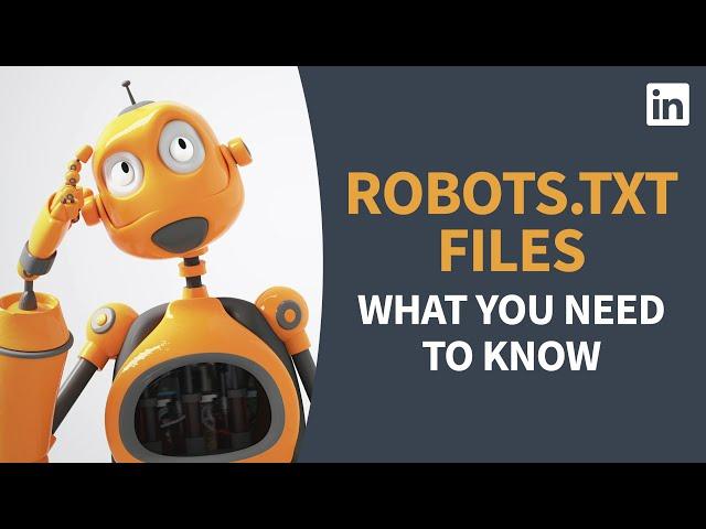 SEO Tutorial - The role of robots.txt files