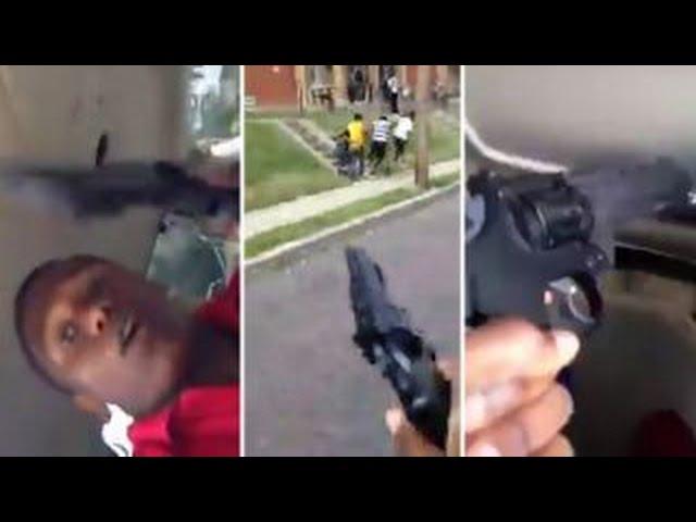 Shocking video of fake drive-by shooting has cops' attention