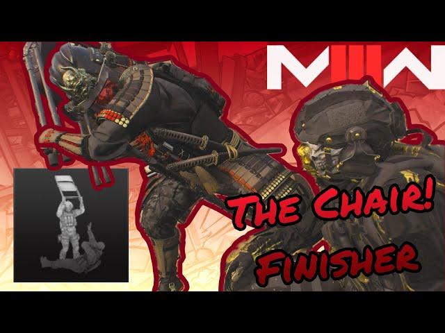 The Chair! Finishing Move (SEASON 5 BATTLE PASS) | Modern Warfare 3 | Season 5