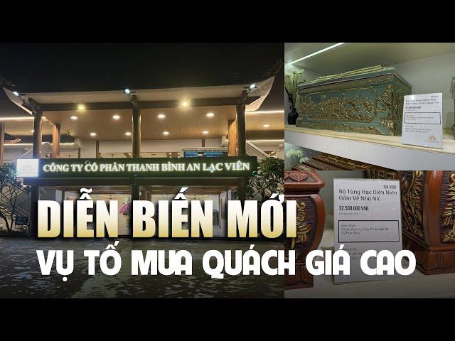 Vụ người dân tố mua quách giá cao: Công an xuất hiện tại Công ty Thanh Bình An Lạc Viên