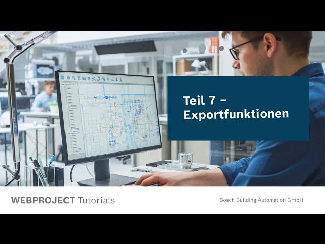 WEBPROJECT – Exportfunktionen - Gebäudeautomation / MSR planen auf Grundlage der DIN EN ISO 16484