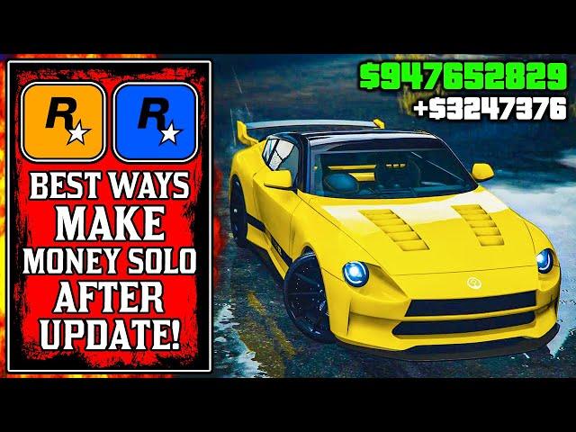 Secretly LUCRATIVE? The BEST WAYS To Make Money SOLO After UPDATE in GTA Online! (GTA5 Fast Money)