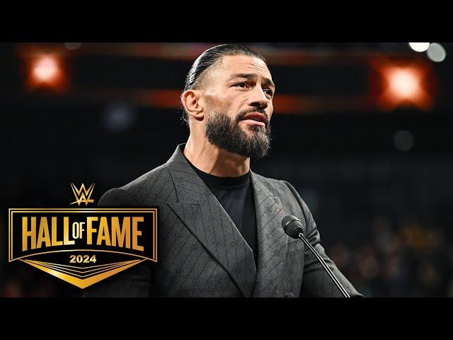 Roman Reigns acknowledges Paul Heyman in induction speech: WWE Hall of Fame 2024 highlights