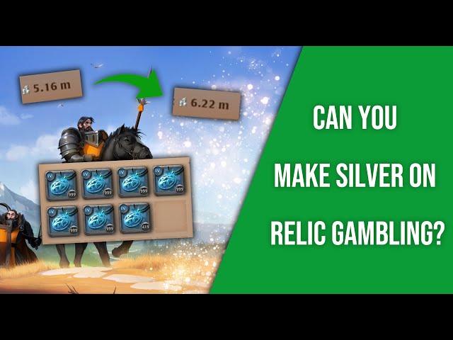 1 000 000 silver in 8 minutes? Relic Gambling | Albion Online