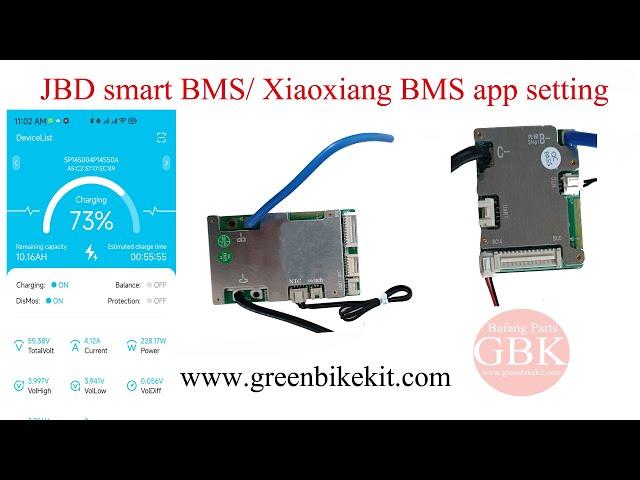 JBD BMS XIAOXIANG BMS APP SETTING