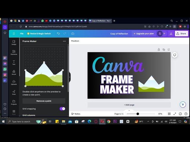 Create Your Own Custom Frames In Canva | Canva Frame Maker | 2024