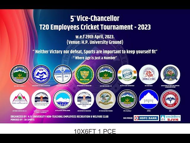 HP STATE AUDIT DEPARTMENT vs HPPWD | 5th vice chancellor t20 employees cricket tournament - 2023