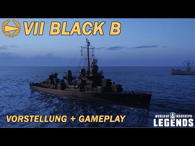 BLACK B - Vorstellung und erstes Gameplay - World of Warships Legends