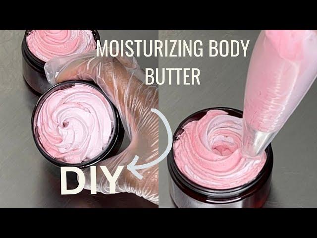 DIY: Make A Moisturizing Whipped Body Butter #howto #diy #skincare