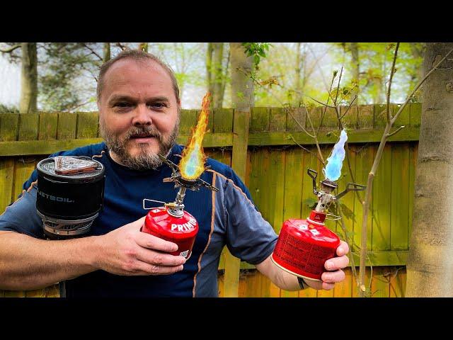 Camp Stove Battle - Which stove is best? - MSR Pocket Rocket 2 v Jetboil Minimo v Soto Windmaster