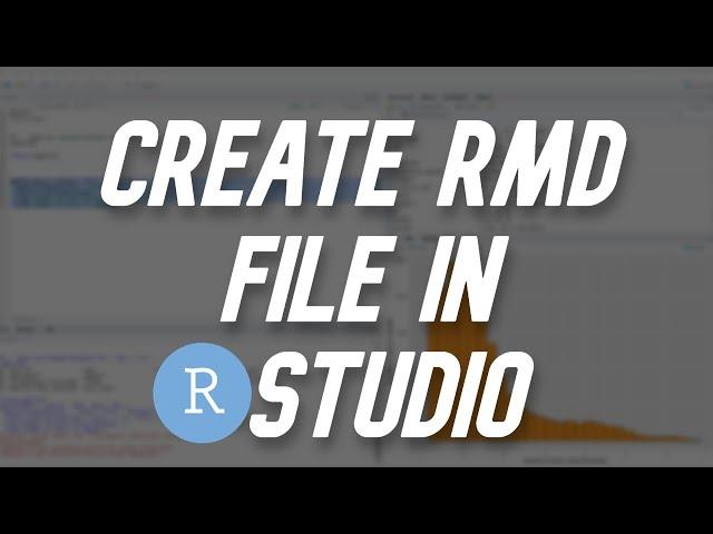 How to Create an R Markdown (RMD) File in RStudio | Quick Tutorial