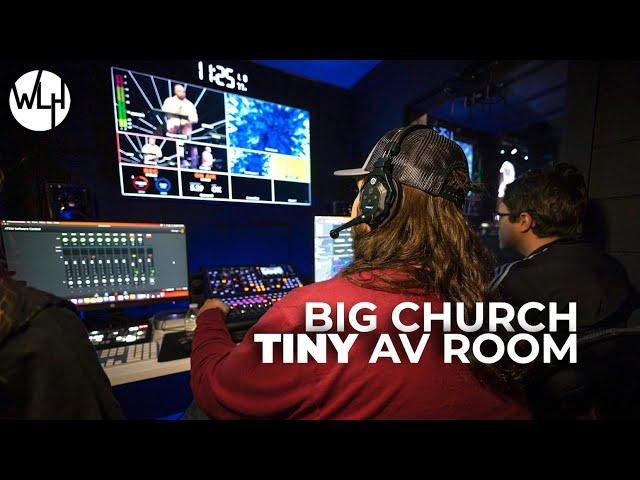 Big Church Uses a Closet Sized Video Production Room