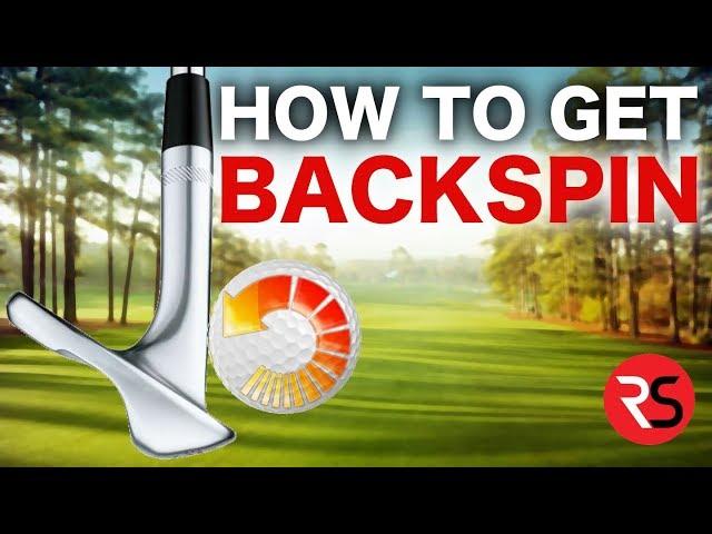 How to hit golf shots with backspin!