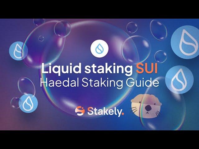 How to liquid stake $SUI on Haedal | Sui Staking Tutorial