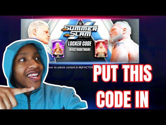 THE BEST LOCKER CODE WE'VE GOT IN WWE 2K23 MYFACTION