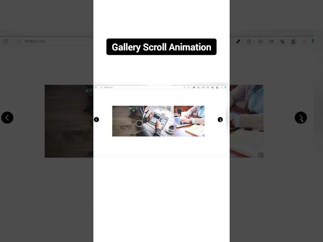 Gallery Scroll Animation #html #css #javascript #gallery #animation #scrollanimation #scroll