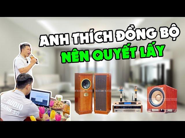 Mr. Minh from Hanoi invests in Hunter Pro Cay Hat speaker set