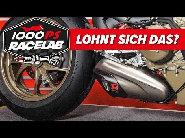 5.000 Euro Akrapovic Auspuff für Ducati Streetfighter V4 | TuneUp Teil 2 | Prüfstand, Montage, Sound