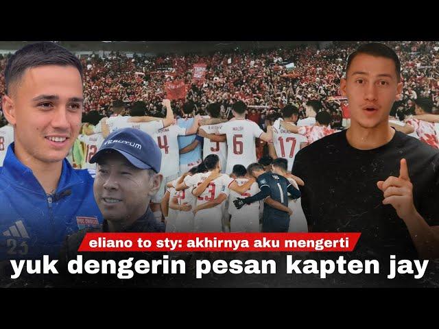 Suara Hati Jay Idzes Ademkan Suasana, Eliano Kirim Pesan Khusus Ke STY.  Ayo Bersatu Meraih Mimpi