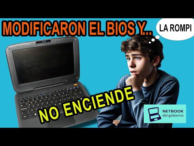 Netbook G5 pantalla negra no enciende después de modificar BIOS